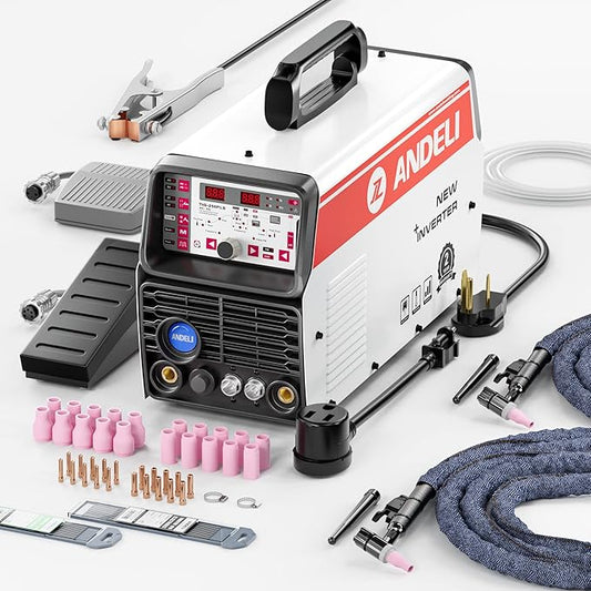 ANDELI TIG-250PLS Pulse TIG Aluminum Welder 110V/220V AC/DC