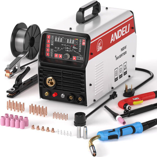 ANDELI MCT-520DPL PRO LED 7-in-1 Pulse Plasma Cutter Welder Combo