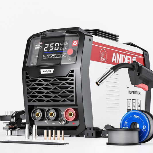 ANDELI MIG-250ME LED 110V/220V MIG Welders 135Amp