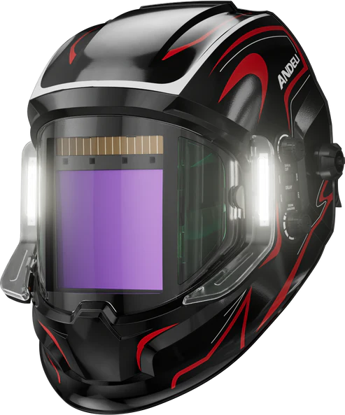 ANDELI Auto Darkening Welding Helmets with 2 LED Lights