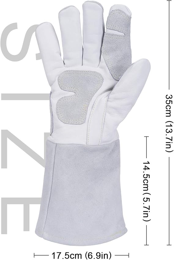 Welding Gloves with Excellent Stitching Technology for Better Fire and Temperature Resistance
