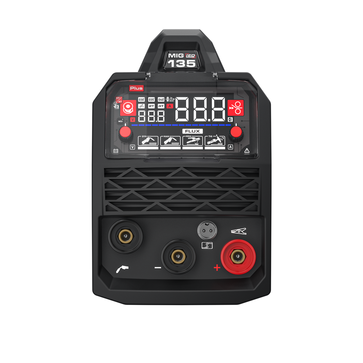ANDELI 110V/220V MIG Welder 135A, Pulse Flux Core/Lift TIG/Stick 3-in-1 | With Welding Helmet and Gloves, Synergic Control, Large LED Display, Beginner-Friendly, Portable for Home DIY Metalworking ANDELI 110V/220V MIG Welder 135A, Pulse Flux Core/Lift TIG/Stick 3-in-1 | With Welding Helmet and Gloves, Synergic Control, Large LED Display, Beginner-Friendly, Portable for Home DIY Metalworking