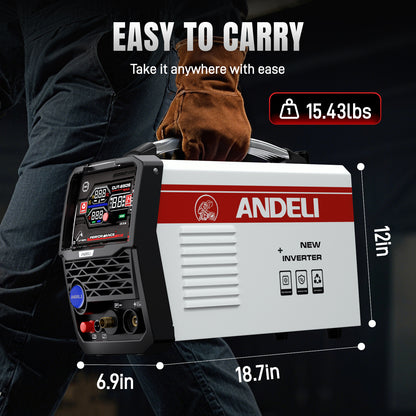 ANDELI Cut-65DS Non-HF Plasma Cutter 65A Dual Voltage 110V/220V with ECO Mode & CNC Compatible