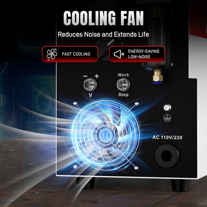 ANDELI Cut-65DS Non-HF Plasma Cutter 65A Dual Voltage 110V/220V with ECO Mode & CNC Compatible