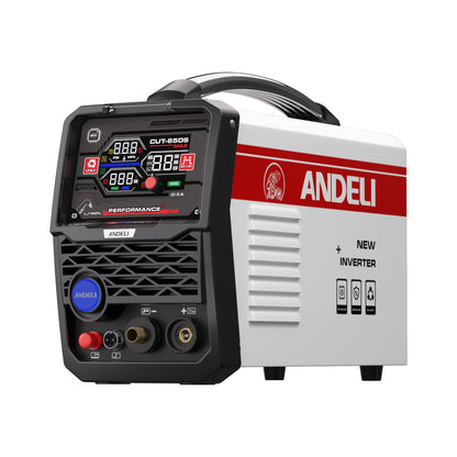 ANDELI Cut-65DS Non-HF Plasma Cutter 65A Dual Voltage 110V/220V with ECO Mode & CNC Compatible