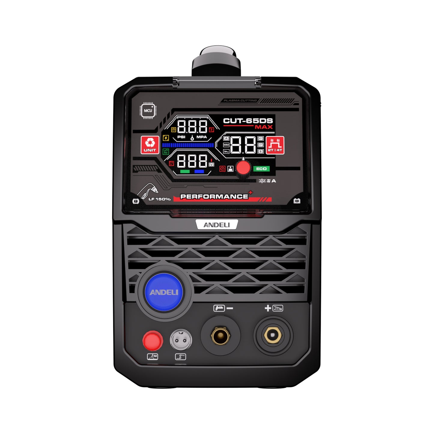 ANDELI Cut-65DS Non-HF Plasma Cutter 65A Dual Voltage 110V/220V with ECO Mode & CNC Compatible