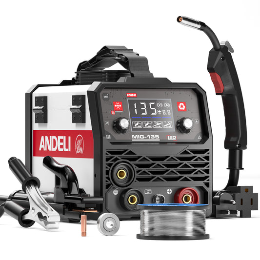 ANDELI MIG-135MINI 110V/220V MIG Welders 135Amp