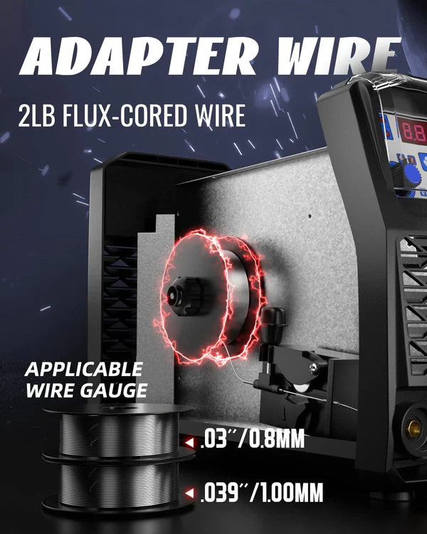 2LB-flux-cored-wire-and-adapter-wire-for-MIG-250ME