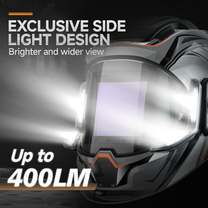 ANDELI Auto Darkening Welding Helmets with 4 LED Lights-MONER SERIES