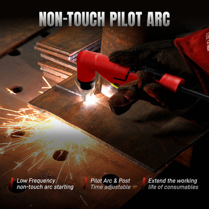 ANDELI Cut-65DS Non-HF Plasma Cutter 65A Dual Voltage 110V/220V with ECO Mode & CNC Compatible