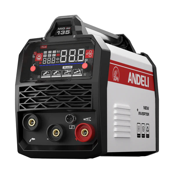4-in-1 MIG welder with new inverter design, compact & durable for professional use.