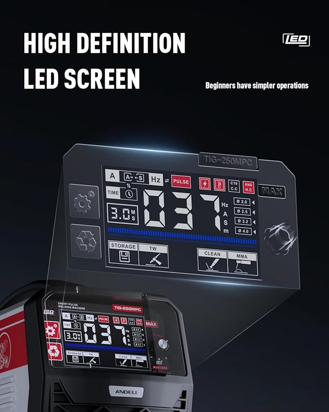 ANDELI TIG-250MPC 200Amp TIG Welder 110V/220V