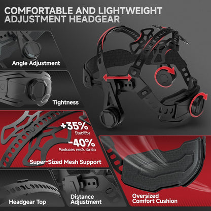 ANDELI MONERRC LED PRO Automatik-Schweißhelm + 2 Ersatzlinsen