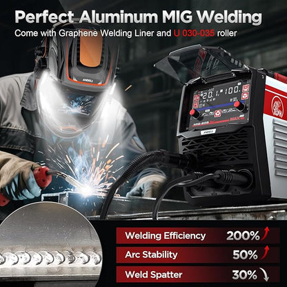ANDELI MIG-205 PRO MAX 110/220V Dual Voltage Welder Machine