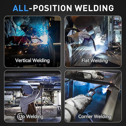 ANDELI Carbon Steel Solid MIG Welding Wire, ER70S-6 .030-Inch 2-Pound Gas Mig Welding Wire with Low Splatter and High Levels of Deoxidizers - For All Position Gas Welding