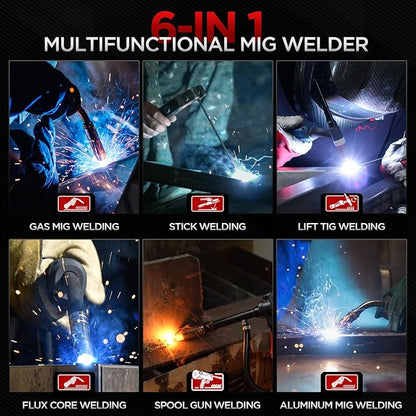 ANDELI MIG-205 PRO MAX 110/220V Dual Voltage Welder Machine