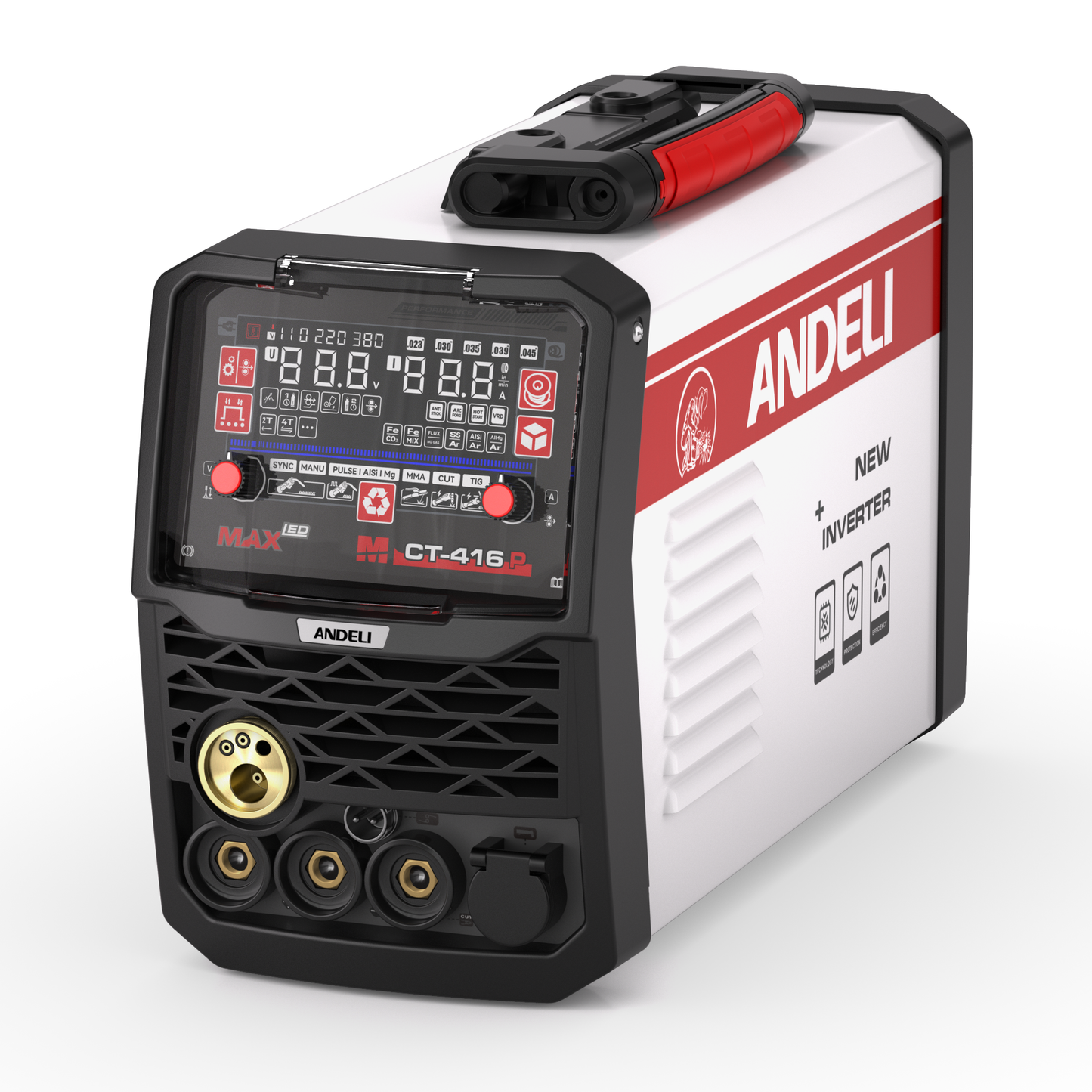 Soldadora de plasma ANDELI MCT-416P de doble voltaje, 110 V/220 V