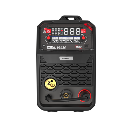 Soldadora MIG ANDELI MIG-270 LED de 200 A, voltaje dual 110 V/220 V