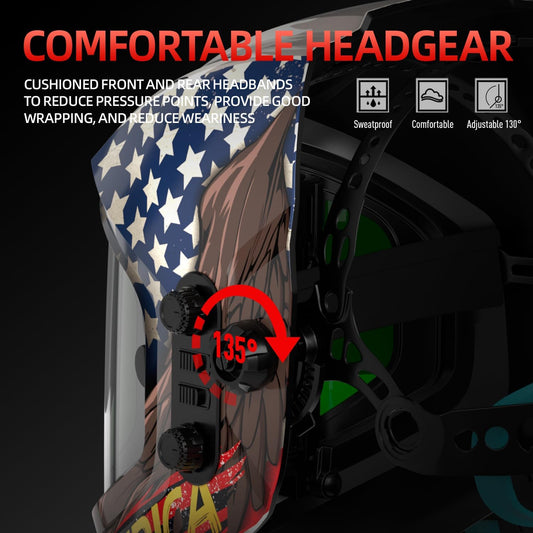 Auto Darkening Welding Helmet-MONERAE