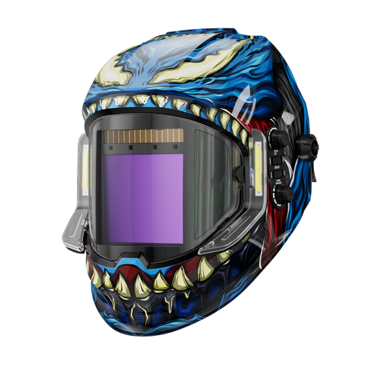 Auto Darkening Welding Helmets with 2 LED Lights-MONERDB LED