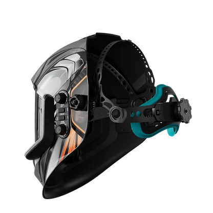Adjustable & comfortable headgear for Andeli welding helmet, fits different head sizes and reduces wear fatigue.