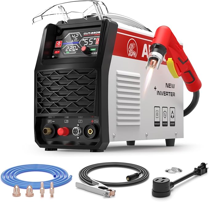 ANDELI Cut-55DS Pro plasma cutter 110V/220V dual voltage non touch pilot arc cutting machine