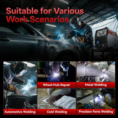 Professional TIG welder for automotive repair metal fabrication and precision welding