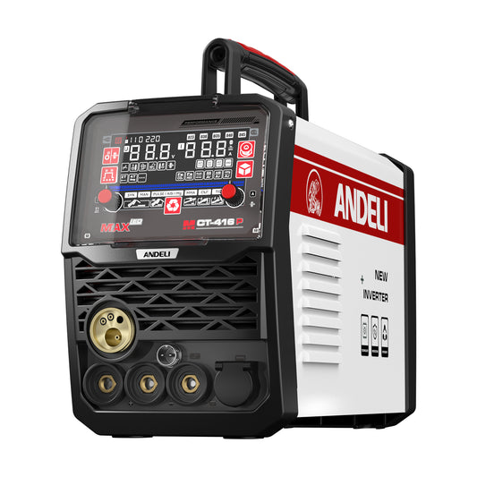 MCT-416P plasma cutter welder front left view