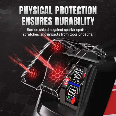 Physical protection design ensures durability against sparks and impacts