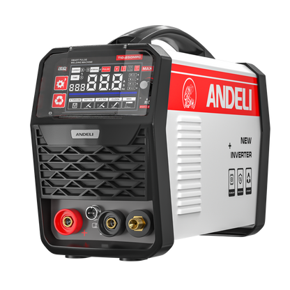 TIG-250MPC 200Amp pulse TIG welder front left view