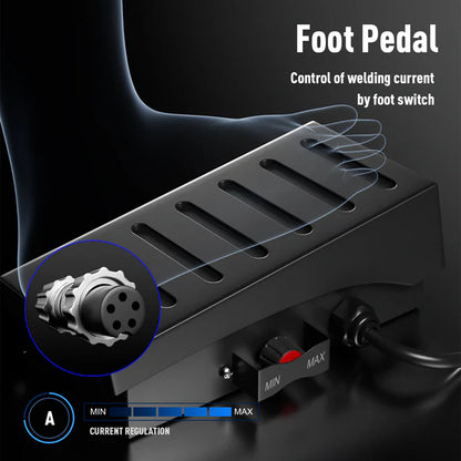 TIG welder foot pedal for precise current control