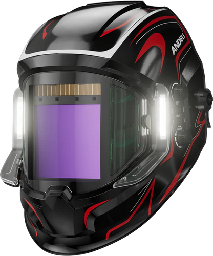 ANDELI Auto Darkening Welding Helmets with 2 LED Lights